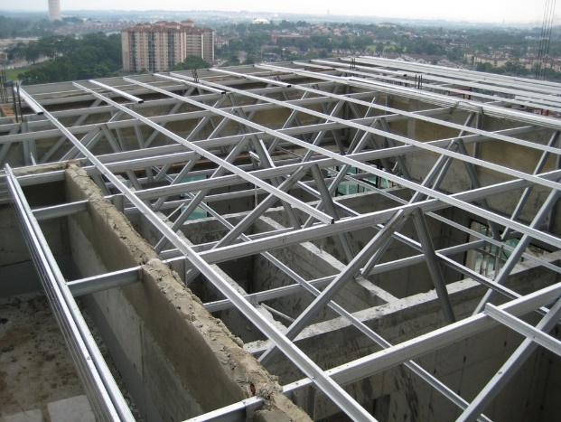 Megah Ria Shop Lots roofing project